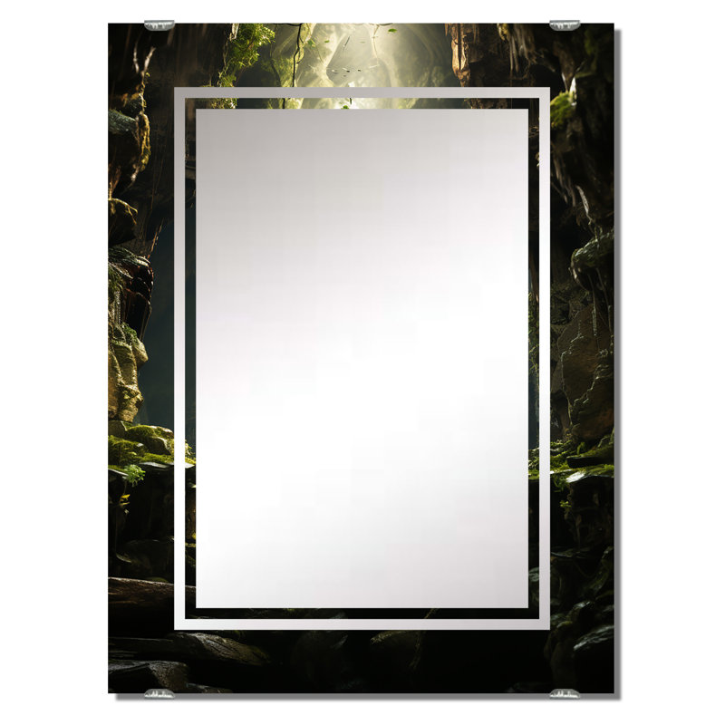 Thrugun - miroir mural bouddhisme MIR142004, 32 po x 24 po