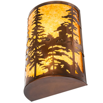 Tall Pines 2 - Light Flush Mounted Sconce