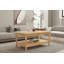 Table basse à 4 pieds en bois massif avec rangement Tazewell