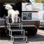 Rampe pliable pour chien et escalier pour grands chiens - surface antidérapante, support robuste jusqu'à 250 lb pour les voitures, les VUS et les camions-338431633