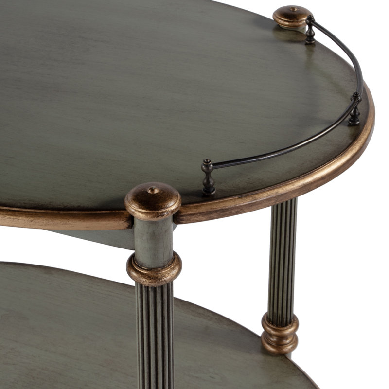 Keating Serving Cart, Green