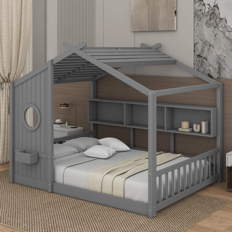 Lit double pleine grandeur, Gris