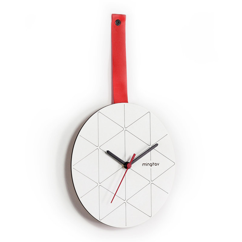 Horloge murale Minuet, Rouge
