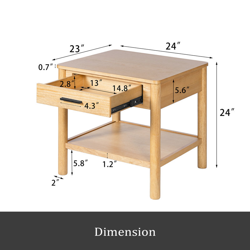 END TABLE K/D WITH 1 DRAWER