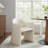 Talia Performance Velvet Dining Armchair-105770580