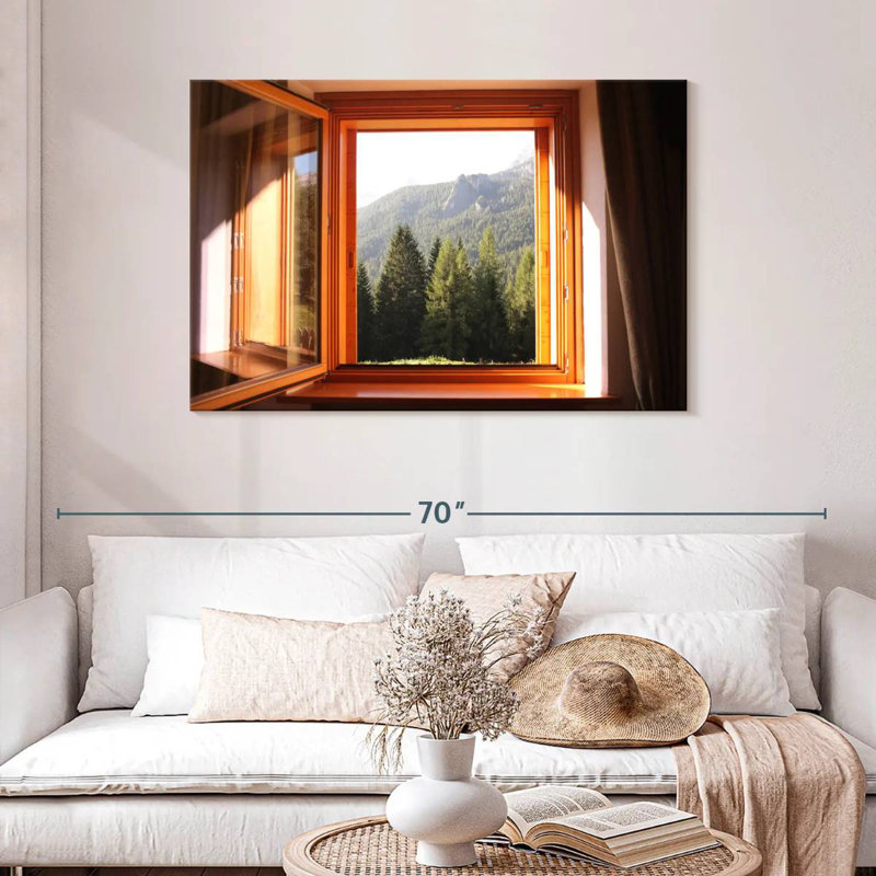 Lilie Window To The Pines, 30" H x 45" W