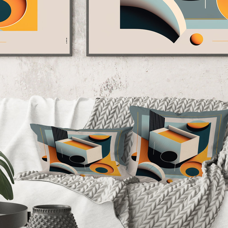 Coussin Minimal Bauhaus Dimensions I - Abstract
