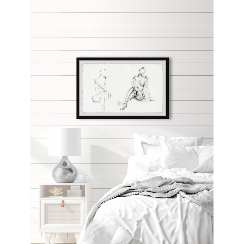 ''I''m Daring You'' Framed Print, 8" H x 12" W x 1.5" D