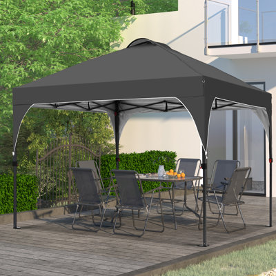 Abri de patio en acier 8 x 8 pi