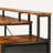 Sholpan L-Shaped Steel Computer Desk with Built-In Electrical Outlet-1852004190-1831091177