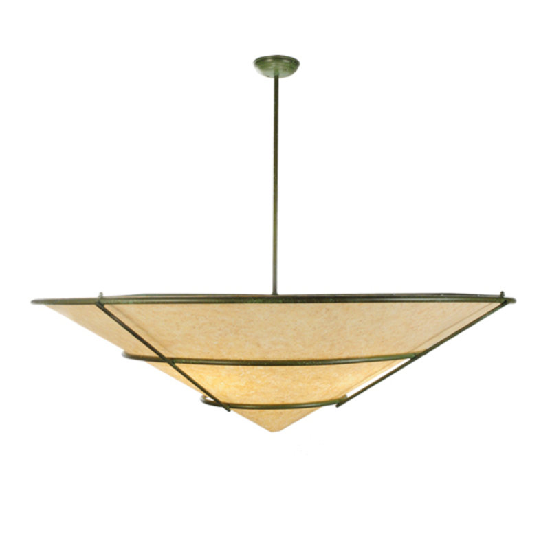 Luminaire suspendu conique à 4 lumières Nassin