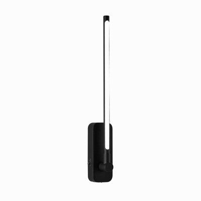 Rechargeable Wall Lights With Remote Control - Led Picture Lights For Bedroom - Wireless Magnetic Clip- On Art Light Fixtures - 3Cct-Dimmable In Black