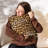 Textured Leather Throw Pillow