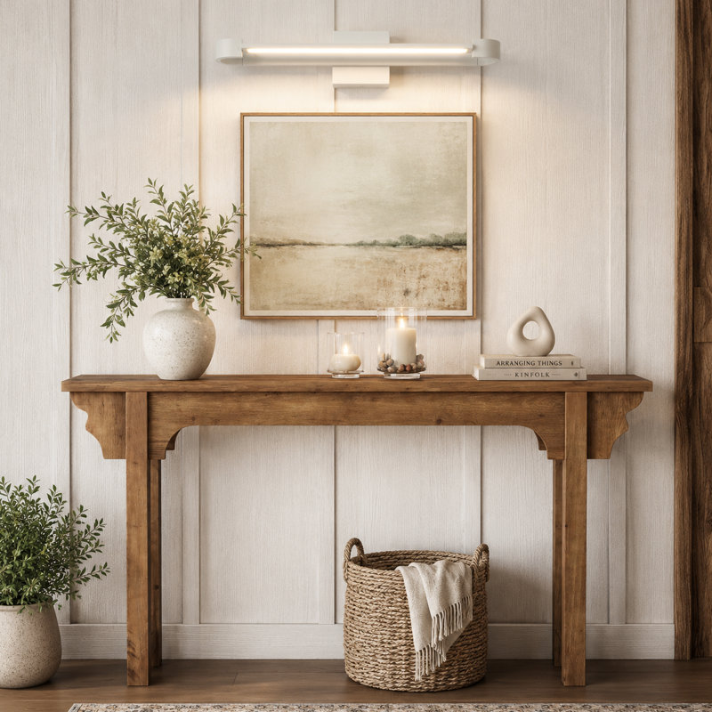 Modern 1-Light Dimmable Linear LED Vanity Light