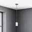 Luminaire suspendu cylindrique à 1 lumière Armella