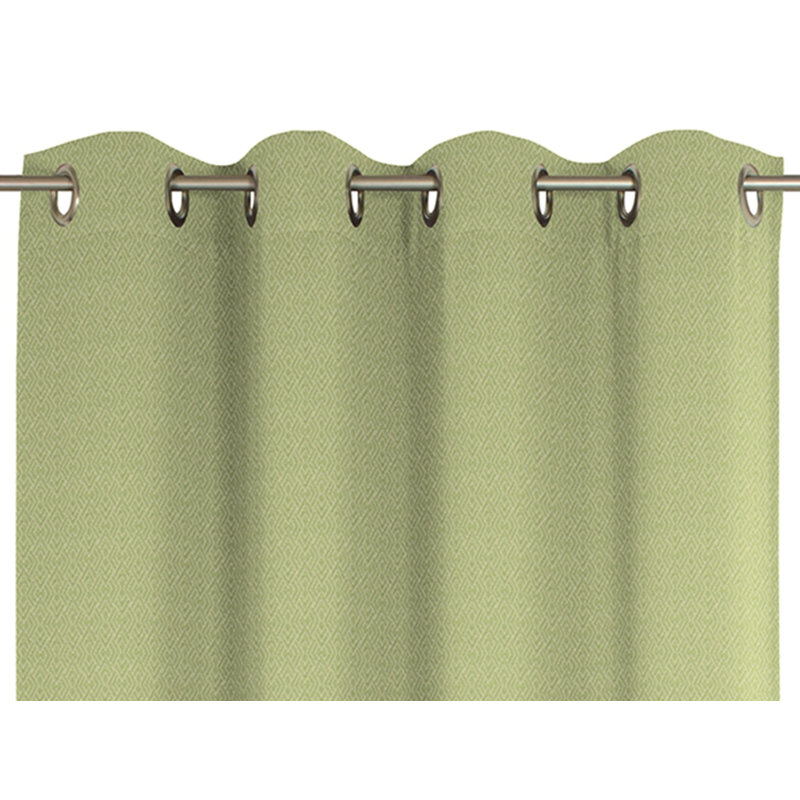 Salguero Eyelet Opaque Single Curtain, 145cm Width x 145cm Drop, Light green