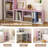  Luder Reversible Color Open Shelf Bookcase-753191809-753191810