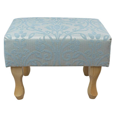 50.8 cm W Chenille Rectangle Footstool