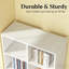 Bibliothèque compacte, présentoir attrayant, armoire ouverte