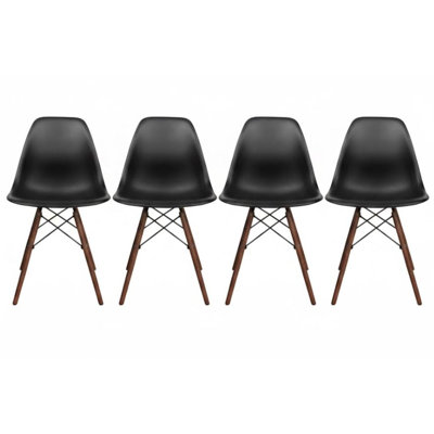 Hawai Plastic Dining Chair (Set Of 4)