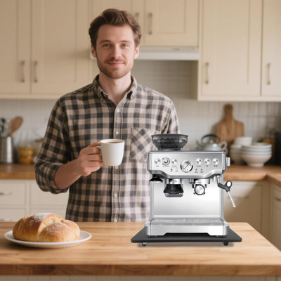 360 Appliance Slider Sliding Tray, Coffee Maker Rolling Tray For Counter Under Cabinet Coffee Pot Mat For Espresso Machine, Toaster, Air Fryer