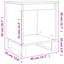 Cromartie Metal Bedside Table-493715004-532409550