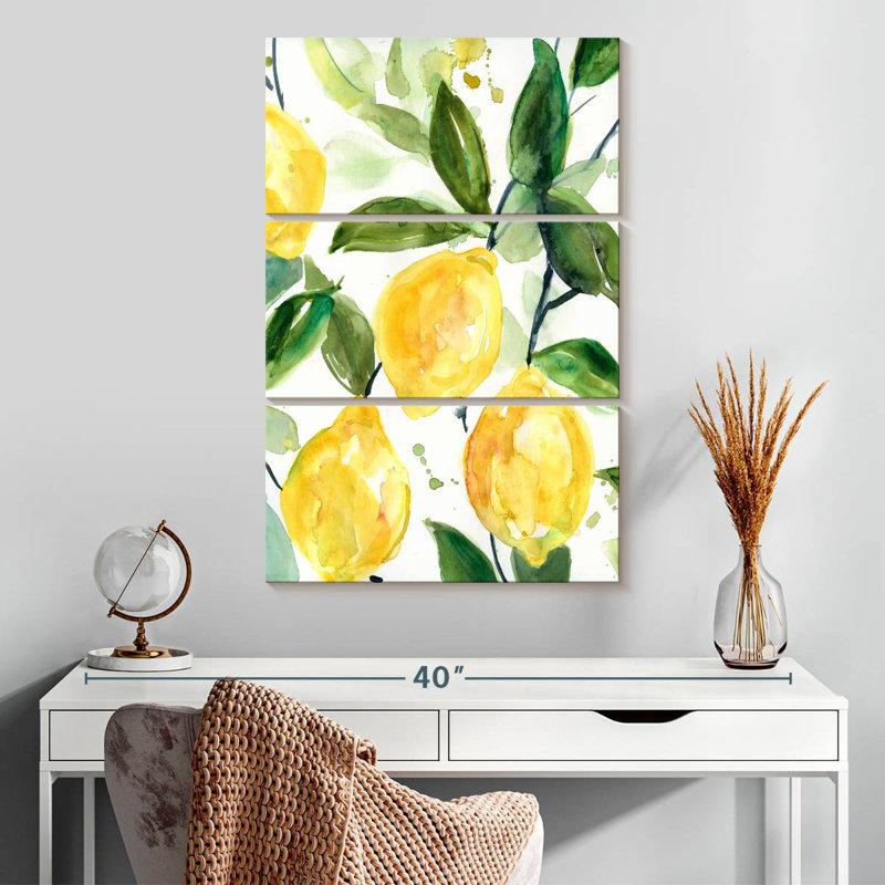 Yarlin Lemony Branch II, 32" H x 20" W