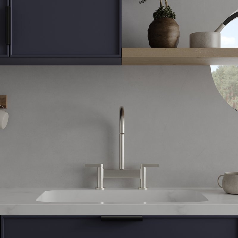 VIBRANTBATH Kitchen Faucet, Brushed Nickel