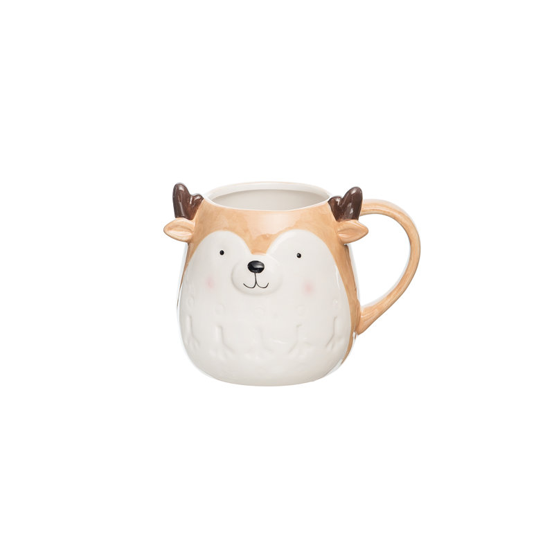 Tasse de Noël 16 oz avec renne