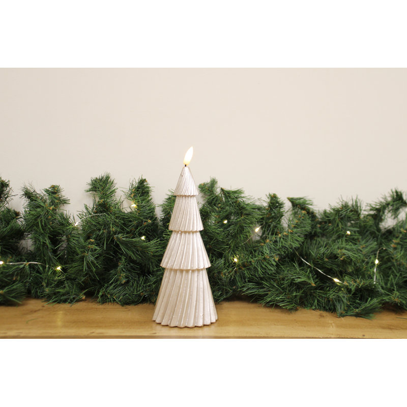 Scented Unscented Flameless Novelty Candle, 23cm H x 8.50cm W x 8.50cm D