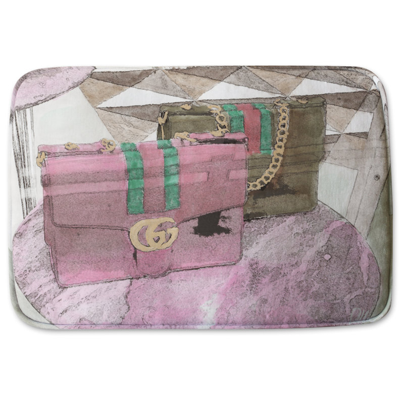 Nesly Polyester Shower Curtain Set