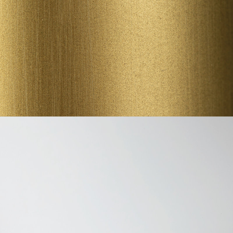 Thalia Smart LED Downrod Ceiling Fan, Brushed Gold, White