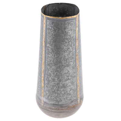 Vase galvanisé