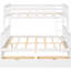 Lit superposé blanc avec rangement blanc - idéal pour une utilisation quotidienne et un ajout fonctionnel esthétique à votre maison-121015889