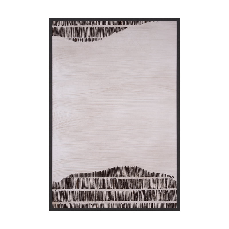 «Delineation I a Hand Hand», reproduction d'art encadrée texturée, Delineation II