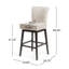  Tabouret de bar pivotant gris clair - Tabouret à hauteur de comptoir moderne et confortable pour la cuisine ou le bar-921606268-921606265