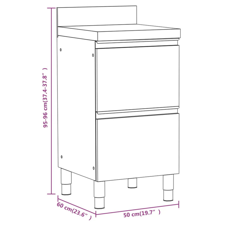 Stainless Steel Kitchen Pantry