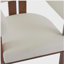 Chaise d'appoint moderne rembourrée avec accoudoirs ronds-125576065