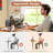 2 Tier Metal Monitor Stand Monitor Riser And Computer Desk Organizer With Drawer And Pen Holder For Laptop