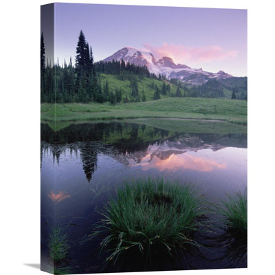 " Mt Rainier Reflected In Lake, Mt Rainier National Park, Washington " by Tim Fitzharris