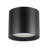 Napoleon 7-in (6-in Height) Black dimmable LED Semi-Flush Mount-124959476-124959475