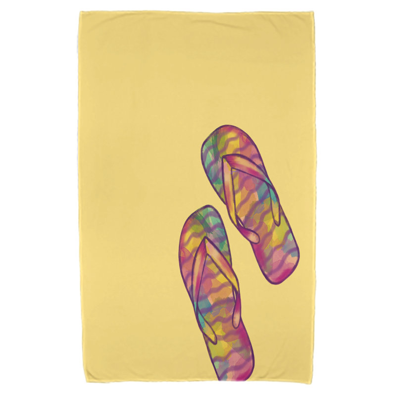 Serviette de plage Eastbourne, Jaune