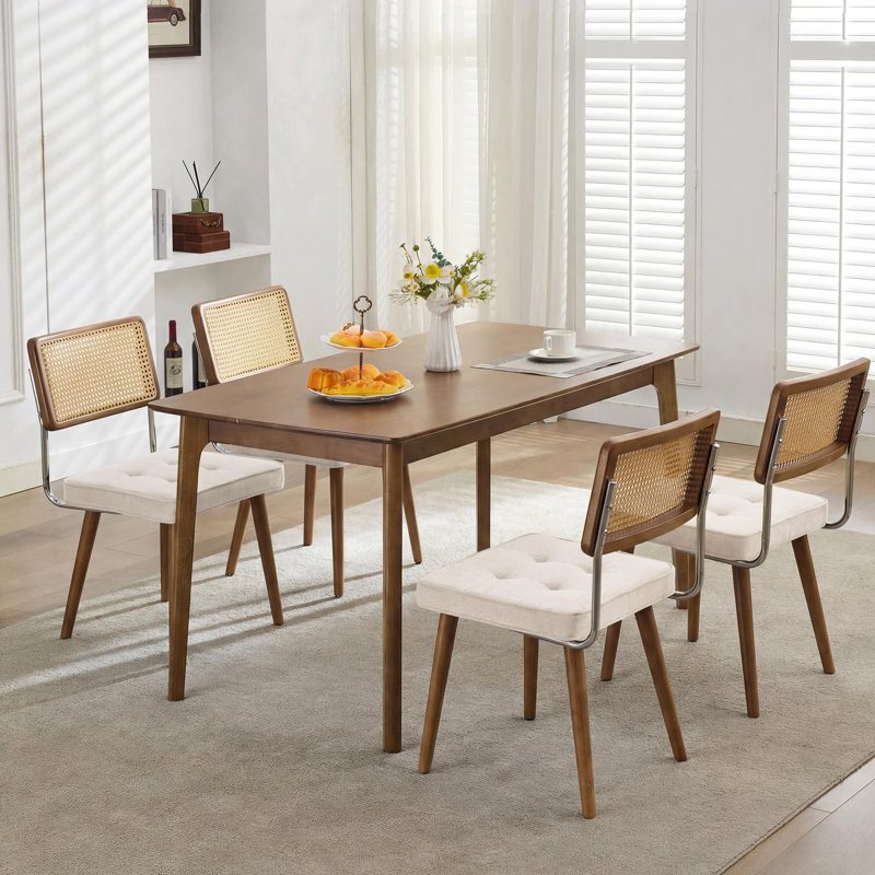Side Chair, 2, Beige, Brown