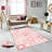 Stylish Woven Carpet, 5.6 x 7.5 Feet, 100% Polyester, 0.3 in Pile Height | Antibacterial, Non-Slip PVC Felt Dot Underside, Machine Washable | 3D Digital Printing, Durable & Easy to Maintain - Perfect for Any Room-60585710