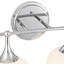 Éclairage pour meuble-lavabo moderne 4 lumières au fini chrome poli-288885222-288885220-288885221