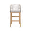 Amadora Bar Chair - Silver-580460310