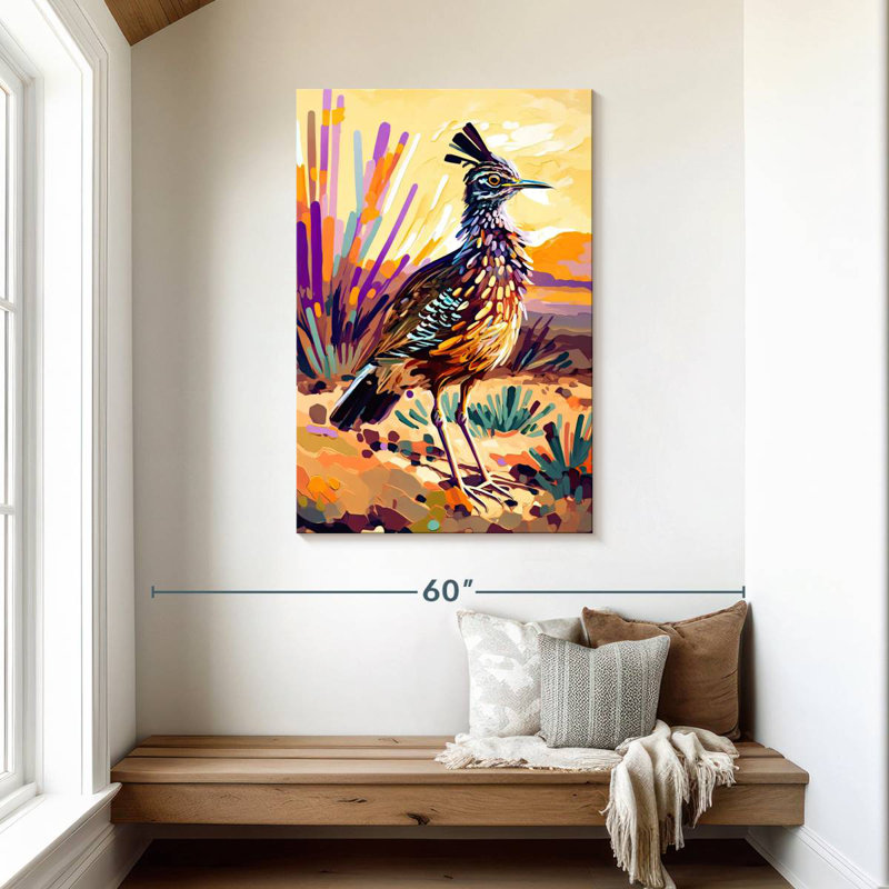 Brampt Desert Roadrunner, 45" H x 30" W