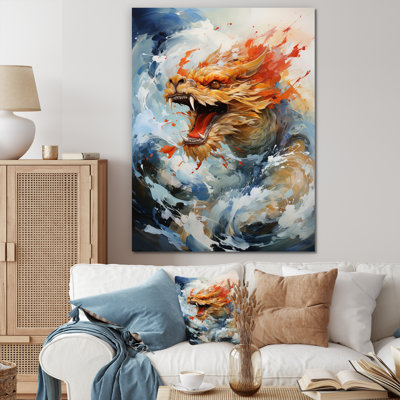 China Dragon Dance 3 - Art mural chinois