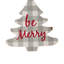 4.17'' Handmade Wood Holiday Shaped Ornament