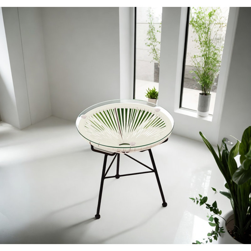 Table de bout Windell, Blanc